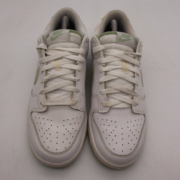 Nike Dunk Men's Size 9 Low White/Honeydew Sneaker Shoes Sneakers DV0831-105 - Picture 2 of 9